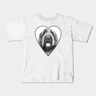 Moustache Spinone Kids T-Shirt